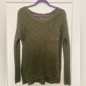 Charlotte Russe Green Sweater. Size - Medium. Color - Dark Green.